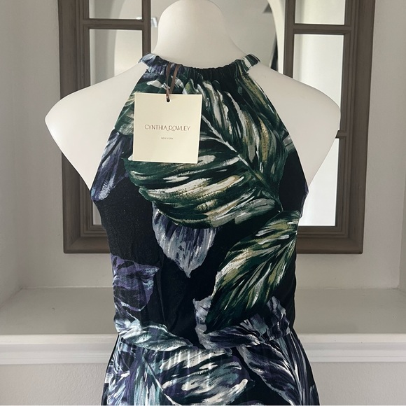 Anthropologie’s Cynthia Rowley Tiered Halter Maxi Dress Size S New w/Tag - Picture 7 of 10